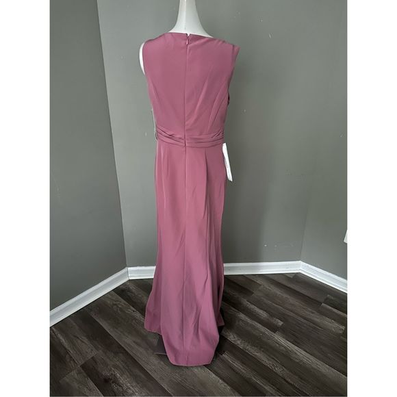 NWT Kay Unger Sansa Stretch-Crepe Gown Size 8 $318 - Picture 9 of 10